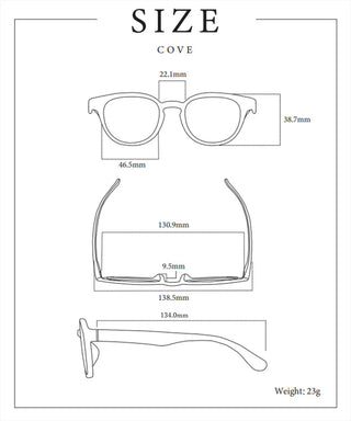 COVE CLEAR deep black