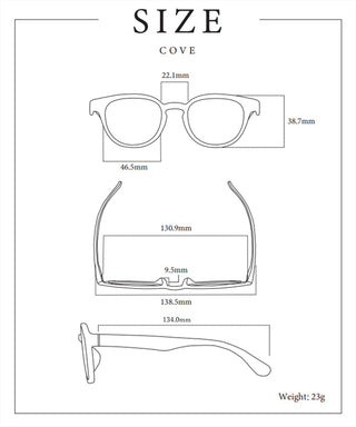 COVE CLEAR tortoise