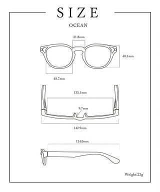 OCEAN CLEAR deep black【一部予約販売商品】